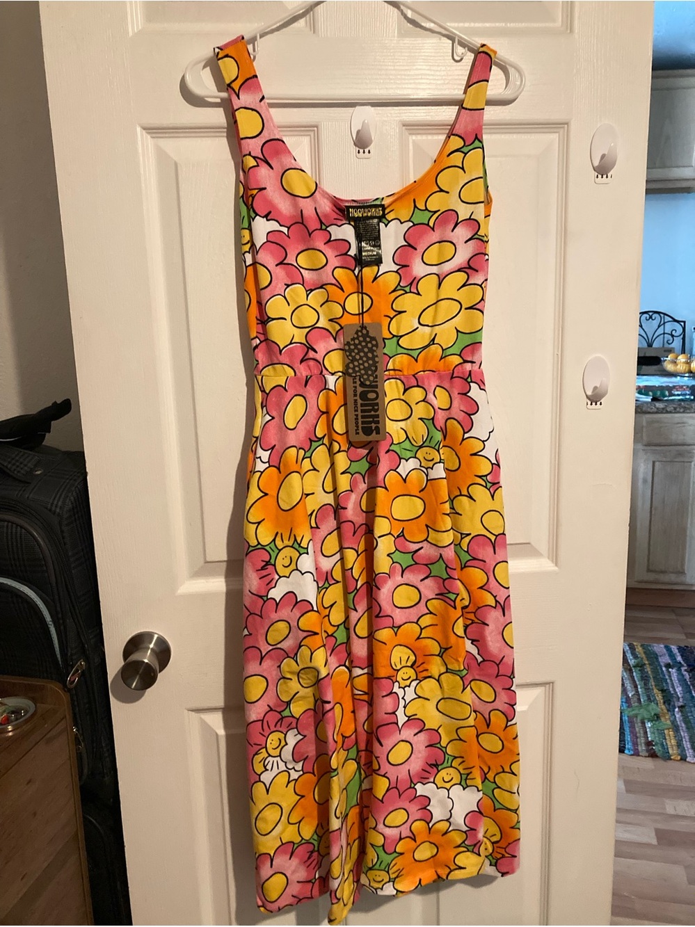 Nooworks SUNNYSIDE UP Print Floral Midi Dress
